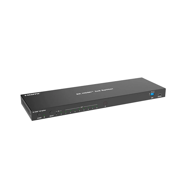 Сплиттер 2x8 HDMI 2.1, HDCP 2.3, Lideo SP28AP-8K: купить в Москве